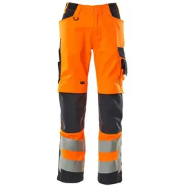 Mascot Safe Supreme Leichte Warnschutz-sommerhose 20879 Gr. 90C58 hi-vis orange/schwarzblau