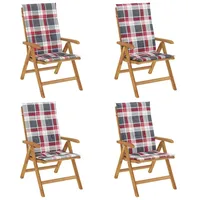 VidaXL Gartenstuhl 25 x 74,5 x 104 cm braun