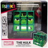Rubik's Cube, Cubers - Hulk, 3x3 Marvel Zauberwürfel im Hulk-Design, mit coolem Zubehör: Körper, Ständer - die Superhelden-Challenge, ab 8 Jahren
