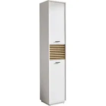 Möbel Boss Liguria Hochschrank 38 x 191 x 35 cm Weiß/Holz