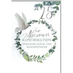 Karte zur silbernen Konfirmation 11-1048   Bild