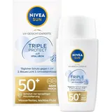 NIVEA Sonnenfluid Gesicht triple protect, LSF 50+