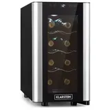 Klarstein Weinkühlschrank Reserva 8 Slim Uno, für 8 Standardflaschen á 0,75l,Wein Flaschenkühlschrank Weintemperierschrank Weinschrank Kühlschrank