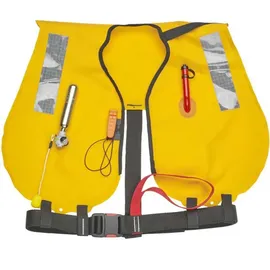 Plastimo Seapack 150n Aufblasbare Schwimmweste gelb One Size