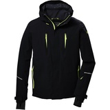 KILLTEC Herren Skijacke/Funktionsjacke mit Kapuze, Unterarmventilation und Schneefang KOW 26 MN JCKT, schwarz, XXL,