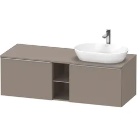 Duravit D-Neo Konsolenwaschtischunterbau wandhängend Basalt Matt 1400x550x459 mm - DE4950R70430000 DE4950R70430000