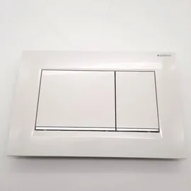 Geberit Sigma30 Betätigungsplatte für 2-Mengen-Spülung weiß/hochglanz-verchromt 115.883.KJ.1