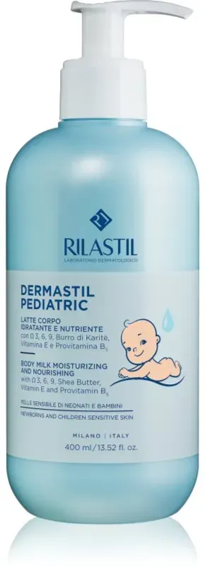 Rilastil Dermastil Pediatric sanfte Bodymilch für Kinder ab der Geburt 400 ml