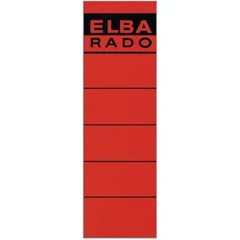 Elba Rückenschilder 100420950 rot 19 x 5,9 cm 10 Blatt