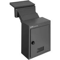 Vevor Mauerdurchwurf Briefkasten schwarz