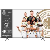 TCL QLED-Fernseher Fernseher grau (titanium) LED Fernseher