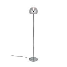 Trio LED Stehlampe 130cm 23cm Silber