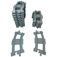 LEGO® LEGO® DUPLO® Eisenbahn Schienen Kurve Hellgrau NEU! Menge 10x Spielbausteine