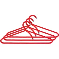 Peppermint Products | 3er Textil-KLEIDERBÜGEL-Set aus Seil | Rutschfester