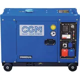 CGM Stromerzeuger DUAL 9000SP, Diesel, 1x 230 V, 1x 400 V, Elektrostart