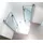 Glaszentrum Hagen Hera Eck-Duschkabine links 90 x 180 cm transparent/weiß D648360641500