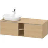 Duravit D-Neo Konsolenwaschtischunterbau wandhängend Natur Eiche Matt 1400x550x459 mm - DE4950L70300 DE4950L70300000
