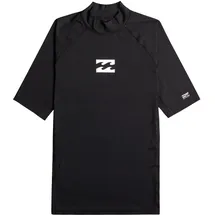 BILLABONG Waves All Day SS Lycra 2026 black - Kurzarm-Rashguard für Männer schwarz