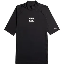 BILLABONG Waves All Day SS Lycra 2026 black - Kurzarm-Rashguard für Männer schwarz
