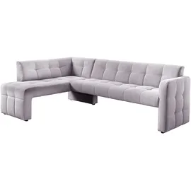 exxpo - sofa fashion Essbank EXXPO - SOFA FASHION "Barista, bequem und elegant, hohe Bodenfreiheit", rosa (powder rose), B:245cm H:83cm T:159cm, Sitzbänke, Essbank, Eckbank Barista bequem und elegant, hochwertige Detailverarbeitung