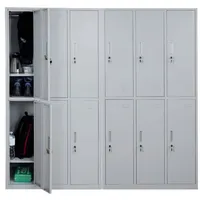 MCW Schließfach Preston T829, Schließfachschrank Wertfachschrank Spind, Metall 12 Fächer