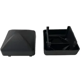 Tepto Rechteckkappen 40x40x28mm schwarz PE (Polyethylen)