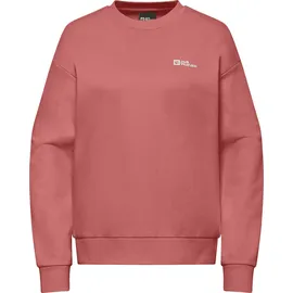 Jack Wolfskin Essential Crewneck Sweatshirt Rot M