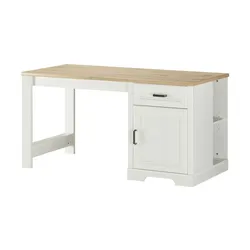 Schreibtisch  Varese , weiß , Maße (cm): B: 150 H: 76 T: 70