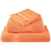vidaXL SOLUND Handtuchset 4-tlg. orange