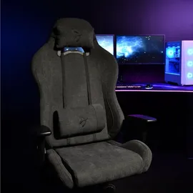 Arozzi Torretta Gaming-Stuhl Soft Fabric Dunkelgrau