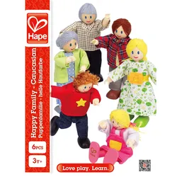 Hape Puppenfamilie – Helle Hautfarbe E3500