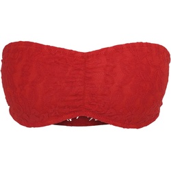 Urban Classics Ladies Laces Bandeau Rot L