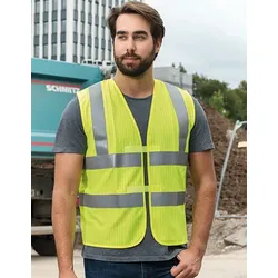 Korntex Triple Norm Safety Vest Dardanel - signal yellow - L