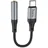 HOCO Adapter Typ C auf 3,5 mm Klinke Kopfhöreradapter LS36 in Schwarz