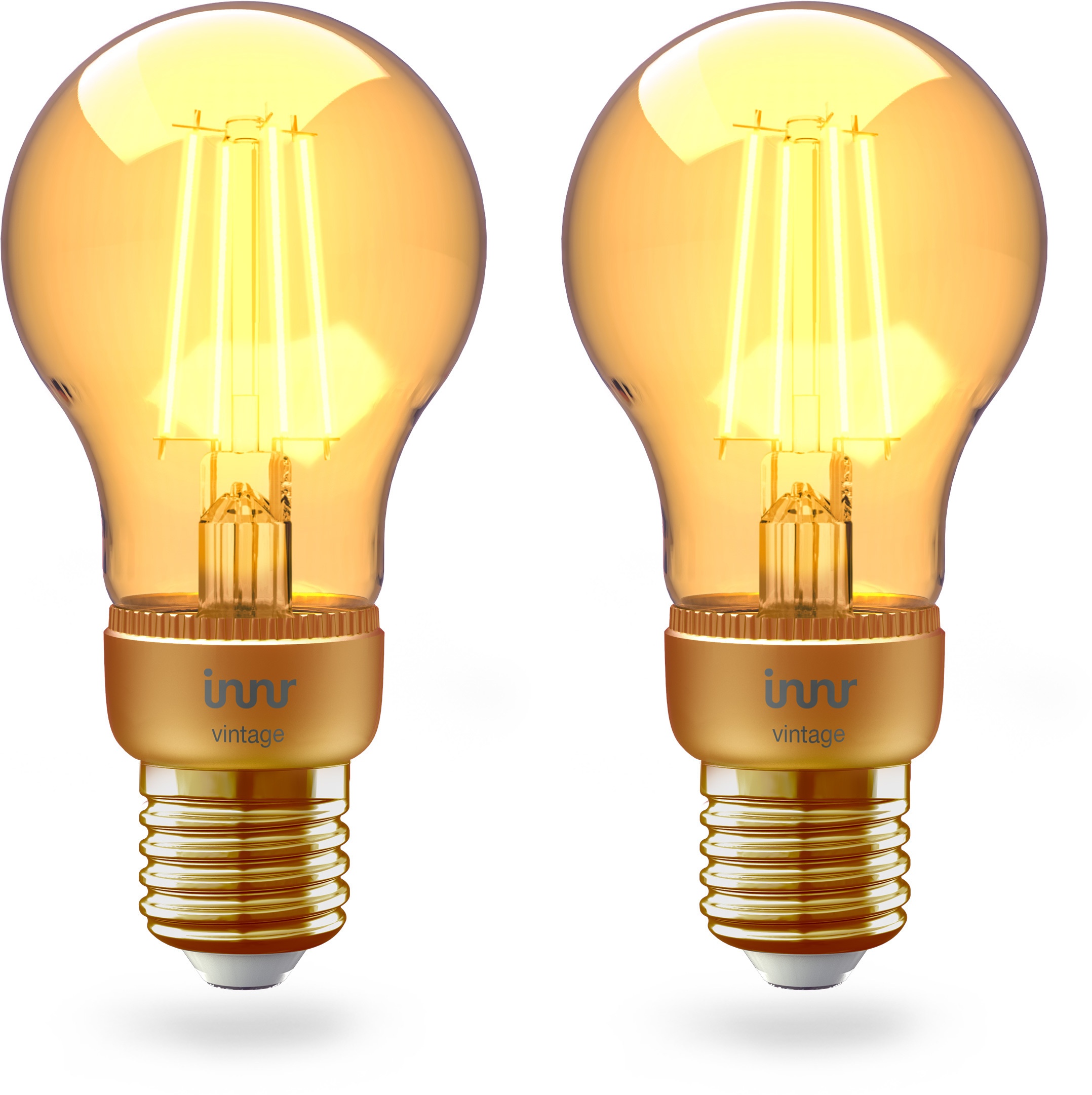 Innr E27 Smart Filament LED Lampe 2x 2er Pack Bundle Vintage Lampe