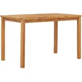 vidaXL Garten-Esstisch 120x70x77 cm Teak Massivholz