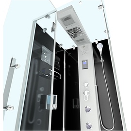 SeniorBad Dampfdusche Duschtempel Sauna Dusche Duschkabine D38-13L2 90x90cm ohne 2K Scheiben Versiegelung