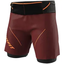 Dynafit Ultra 2-in-1-shorts - Syrah / Black / DNA Green - XL