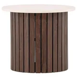 VCM ebuy24 Ecktisch Visingsö Beige 52 x 52 cm | Gr.: onesize