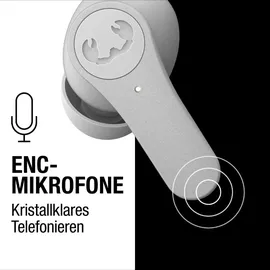 Fresh 'n Rebel Twins Rise ANC (ANC, 8 h, Kabellos), Kopfhörer Grau