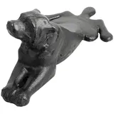 Esschert Design Türstopper, Türpuffer Motiv Hund aus Gusseisen, ca. 18 cm x 8,4 cm x 6,7 cm