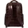 Piquadro Rucksack Blue Square Computer Backpack With USB Mahogany