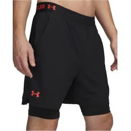 Under Armour Vanish Woven 2in1 Sts Kurze Hose - ultimate black/venom red 3XL