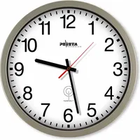 Peweta Peweta, Wanduhr, Uhren 55.131.313 Funkuhr 1.5Vf.innen O350mm silbernes