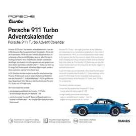 Franzis Porsche Adventskalender 911 Turbo