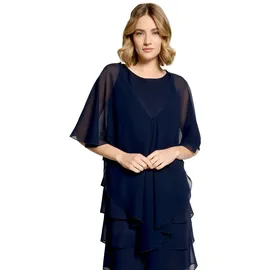 Vera Mont Chiffonstola Damen dunkelblau, Gr.: S