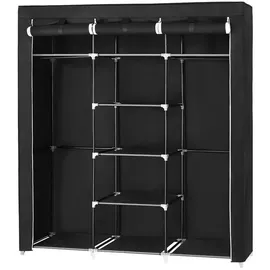 Songmics Stoffschrank, RYG12B schwarz 150,0 x 45,0 x 175,0 cm