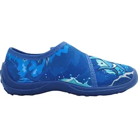 Fischer Markenschuh Hausschuhe Blau 32