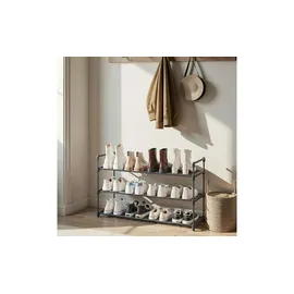 Songmics Schuhregal 92 x 54 x 30 cm schwarz