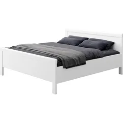 Einzelbett PRIESS "Arnsberg", weiß (lichtweiß), B:188cm L:208cm, Betten, Kinder-Einzelbett Bettgestell Jugendbett, Komfortliegehöhe